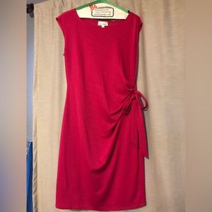 Hot pink dress